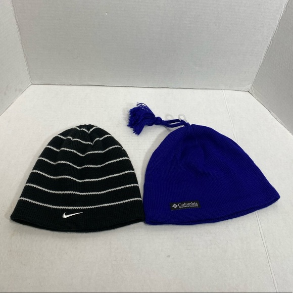 Columbia and Nike || bundle winter Youth hats - Picture 1 of 11